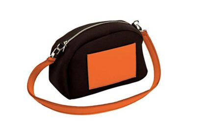 NFUN FUNNY BLACK ORANGE SHOULDER BAG