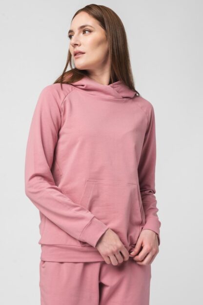 HANORAC COTON RAGLAN FEMEI PINK-XS - Image 3