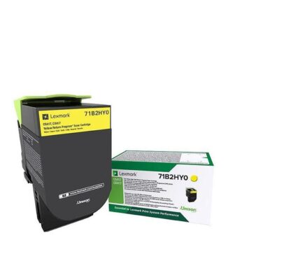 LEXMARK 71B2HY0 YLW RETURN PROG. TONER