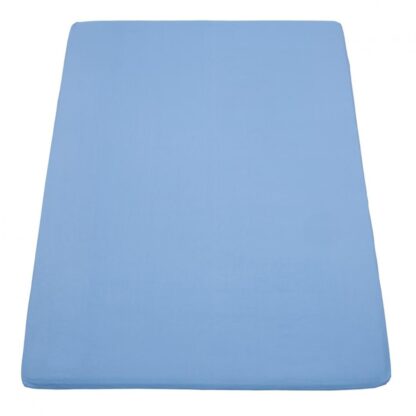 BED SHEET WITH ELASTIC 140X200 CM BLUE - Image 2
