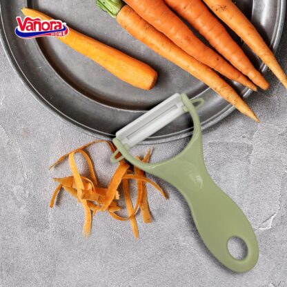 Vegetable peeler ceramic blade 13x7.6CM green - Image 2