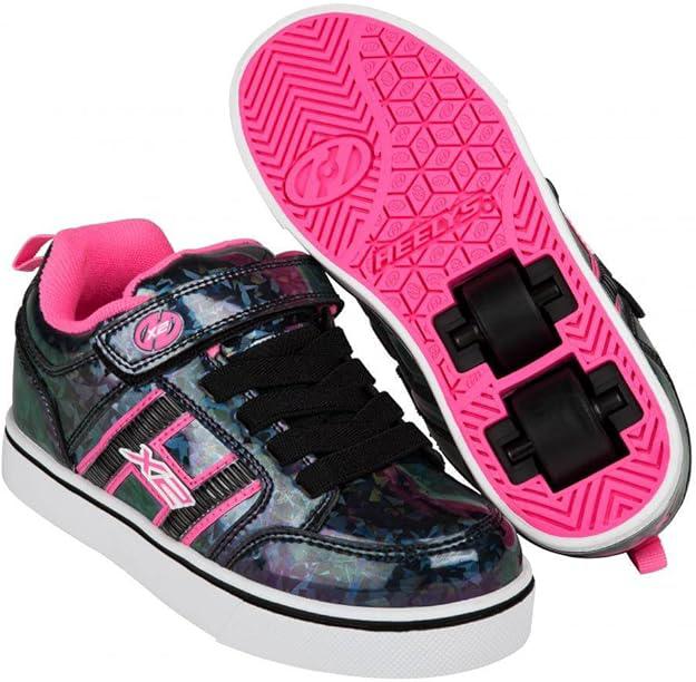 HEELYS BOLT PLUS 30 BLACK HOLOGUE PINK Rollers - EU Supplies