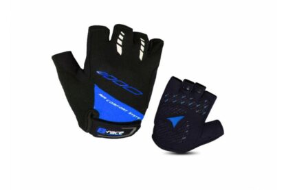 B-RACE GLOVES WITH BLACK/BLUE GEL, M