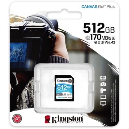 SD CARD KS 512GB CL10 UHS-I CANV GO PLUS - Image 2