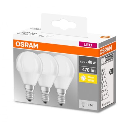SET OF 3 LIGHTS BULBS LED OSRAM 4058075090507