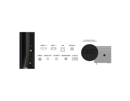LED TV 4K 65''(165cm) TCL 65V6B - Image 4