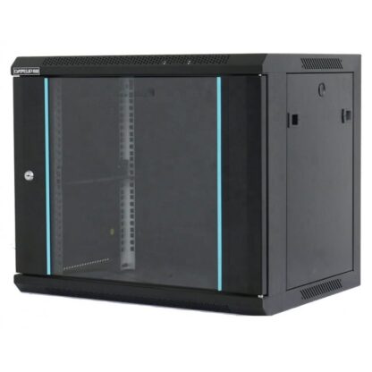 RACK 15U 600x600 BLACK WALL MOUNT