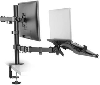 Neomounts Screen TV Desk Clamp FullMot 10"-32"