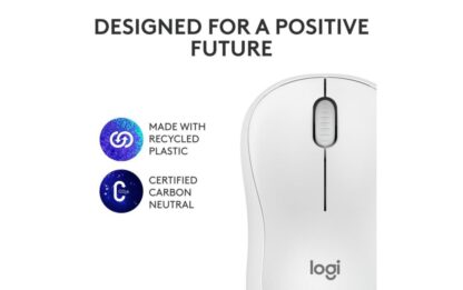Mouse Logitech MK240 Silent Wireless white - Image 4