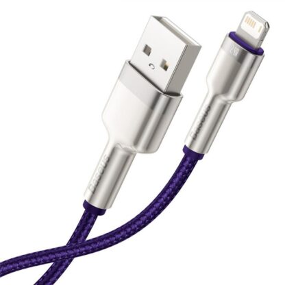 Cable Baseus Cafule Lightning 2m, purple - Image 3