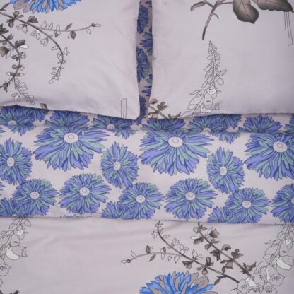 DOUBLE BED LINEN, 100% BBC, 132TC, FLO - Image 3