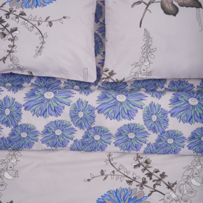 DOUBLE BED LINEN, 100% BBC, 132TC, FLO - Image 3