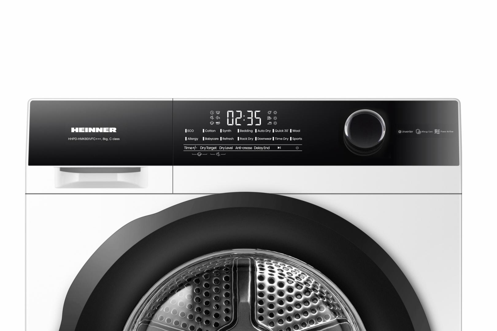 HEINNER CLOTHES DRYER HHPD-HMK80IVFC++ - Image 3