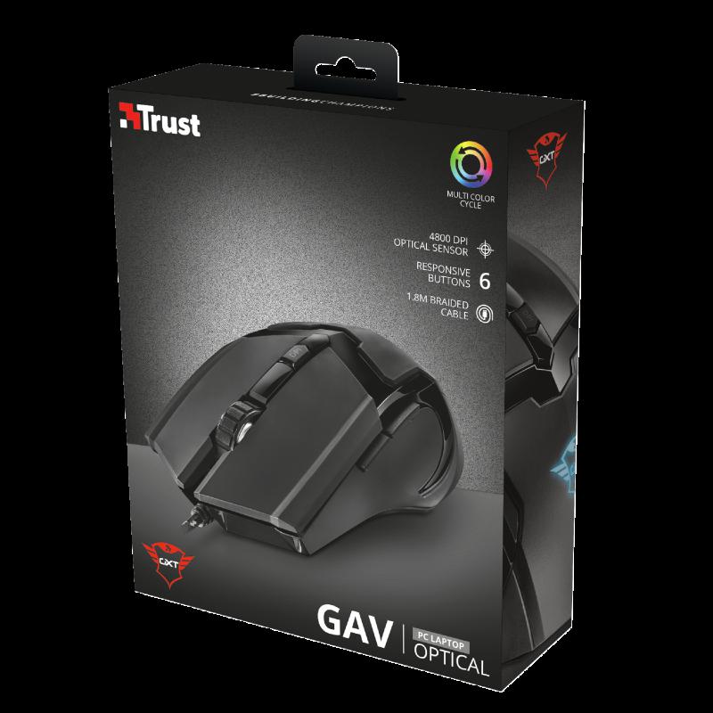 Trust Gxt 101 Gav Gaming Mouse Eu Supplies