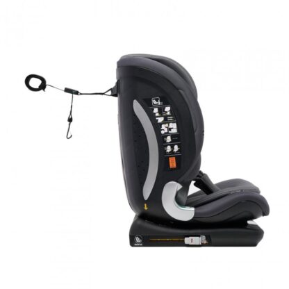 U-Grow car seat, isofix, 76-150 cm, black - Image 7