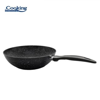 TIGAIE WOK ALUMINIU FORJAT 28x8 CM, ONIX