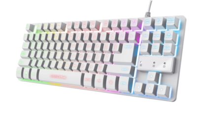 Trust GXT833W Thado keyboard, white - Image 2