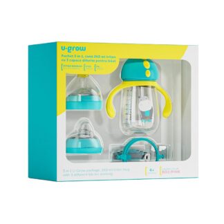 3 in 1 mug 260 ml, blue, U-Grow