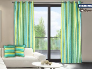 SET 2 curtains 140X270 CM - Green Stripes