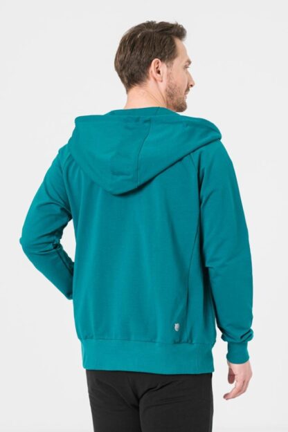 Men's Casual Cotton Sweatshirt Petrol-S - Image 2