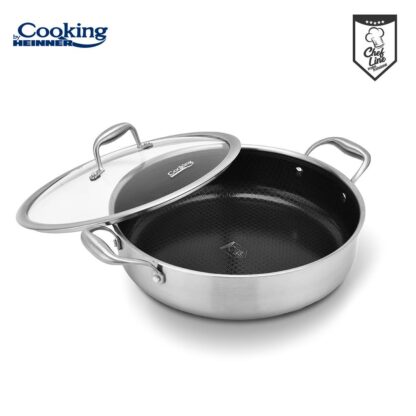 STAINLESS STEEL PAN+LID 30x7.8 CM4.8L TITANIUM3 - Image 4