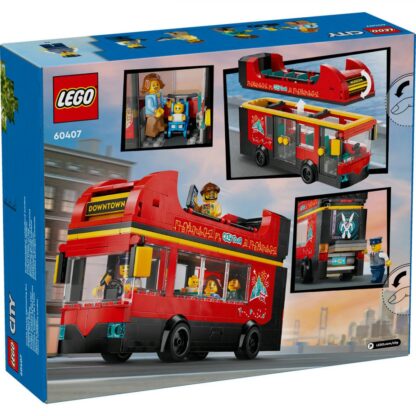 Red Double-Decker Sightseeing Bus 60407 - Image 2