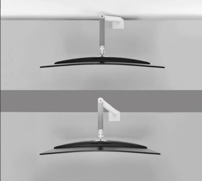 Monitor desk mount desk curved screen 17-49" white - Image 4