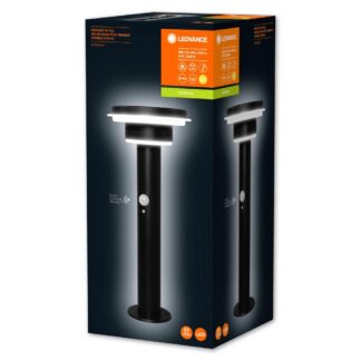 Outdoor solar pole with LEDVANCE sensor