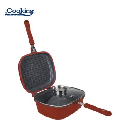 Aluminum Double Pan 30x24x12 CM, CALABRIA - Image 2