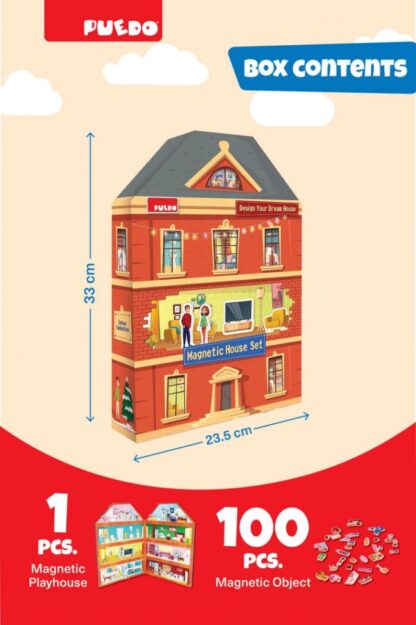 MAGNETIC GAME - BUILD YOUR HOUSE - Image 2