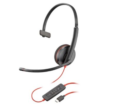 Poly Blackwire 3210 Mono USB-C HS +USB-C/A