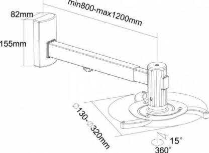 Video projector support REFLECTA VESTA 120 - Image 2