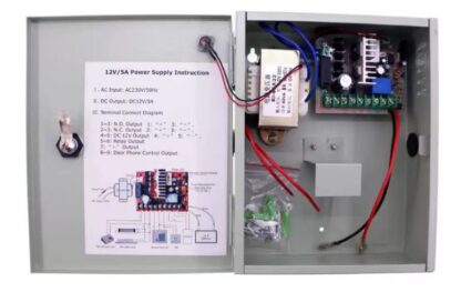 POWER SUPPLY 5A METAL CASE - Image 2