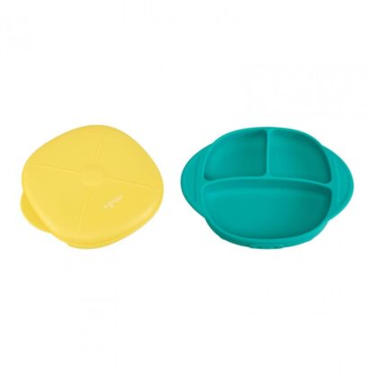Silicone plate with lid, yellow, U-Grow - Image 3