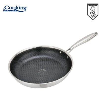 STAINLESS STEEL PAN 3 LAYERS 24X4.5, TITANIUM3