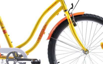 STRADA 2 26'' STEEL 1S RED YELLOW - Image 3