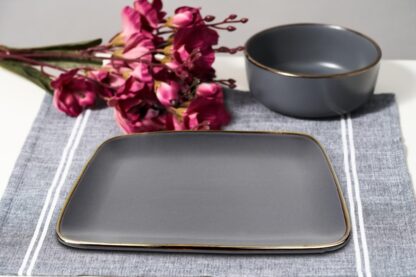 Set of 6 ceramic trays 32x20 CM, CALYPSO - Image 2