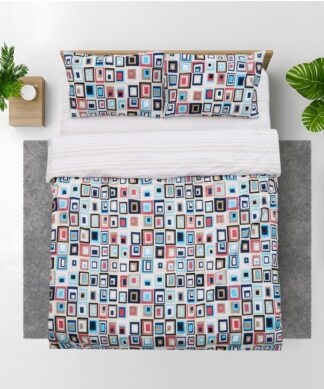 Lenjerie dubla,100% bumbac,4 piese, Luis