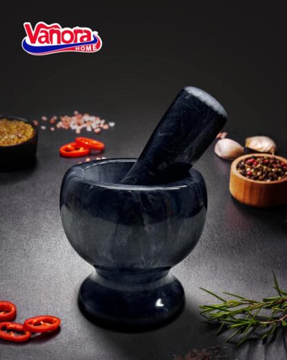 MORTAR WITH MARBLE PESTLE, DIA 9.5 CM - Image 3