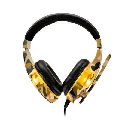 Spacer Gaming headset with microphone, camo, wire - Image 2