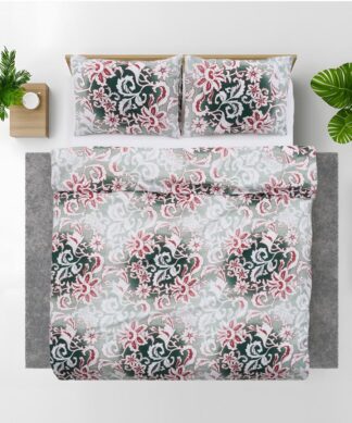 Lenjerie dubla 100% bumbac,4 piese, Vera