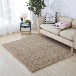 LAVI FUR CARPET 160X230 CM BEIGE