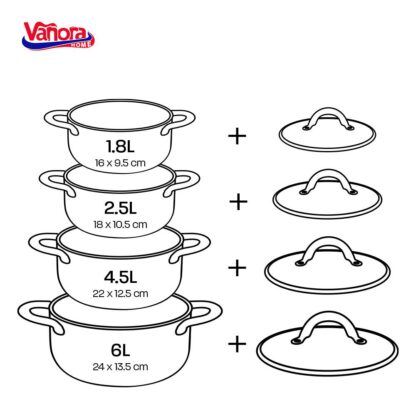 8-PIECE KITCHEN SET, MEDINA - Image 3