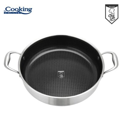 STAINLESS STEEL PAN+LID 30x7.8 CM4.8L TITANIUM3 - Image 2