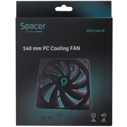 Fan Spacer 140mm, 1400RPM, black - Image 2