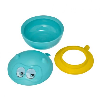Bowl with suction cup and lid 340 ml A-1121