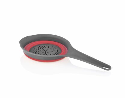 Round folding strainer with handle,14CM