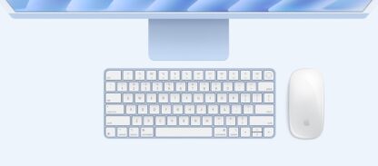Apple iMAC 24" Retina 4.5k M4(10/10) 24GB 1TB BLUE - Image 4