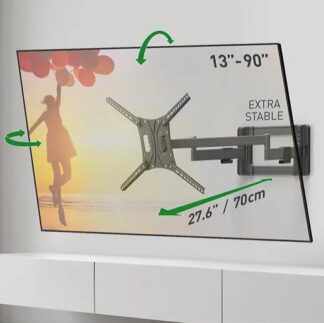 TV MOUNT Flat / Curved 4Mov Wall Mount