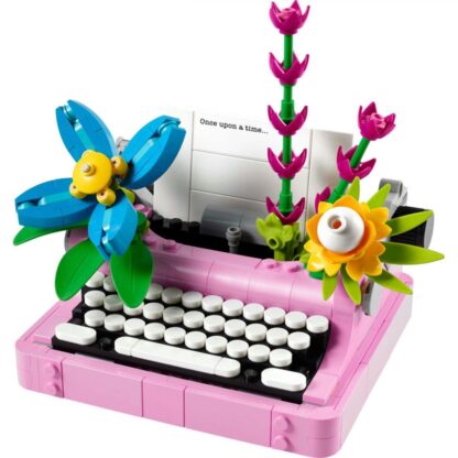 Typewriter with Flowers 31169 - Image 3